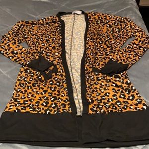 Leopard Print Cardigan